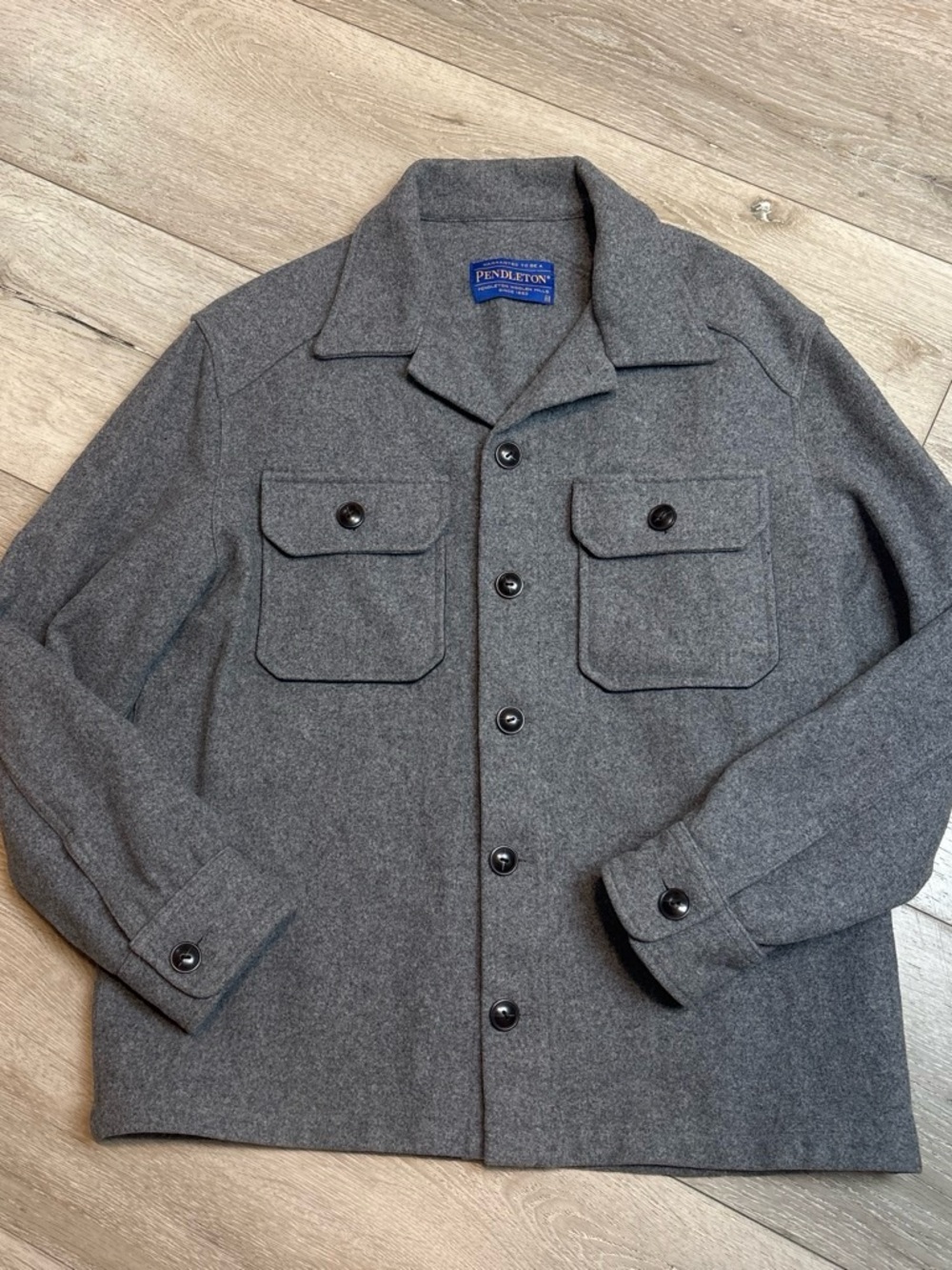 Pendleton Men's Gray Wool Field Jacket